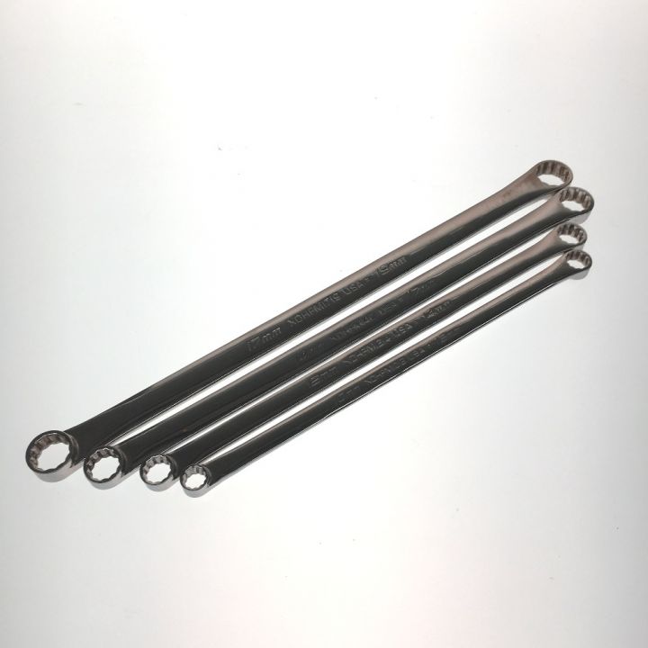 Snap-on スナップオン ロングストレートメガネレンチ 4本セット