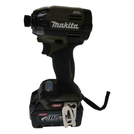  MAKITA マキタ 40v 充電式インパクトドライバ　（充電器　バッテリー×1） TD002G カーキ