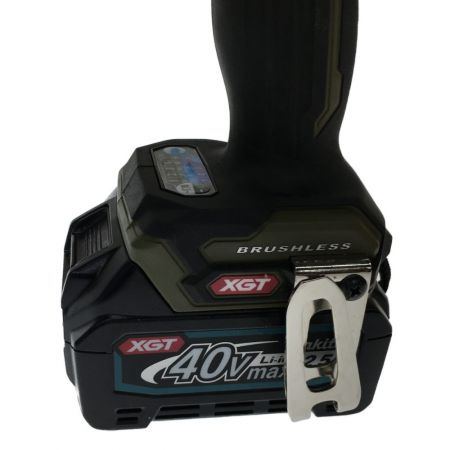  MAKITA マキタ 40v 充電式インパクトドライバ　（充電器　バッテリー×1） TD002G カーキ