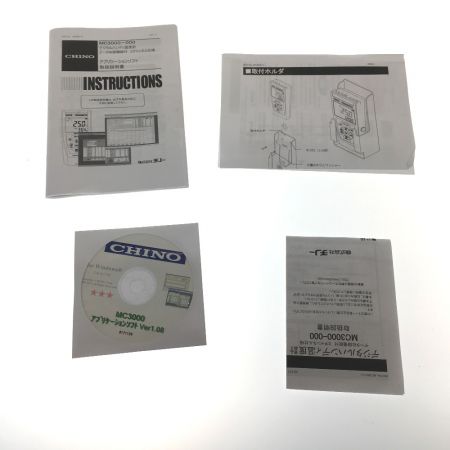  ＣＨＩＮＯ デジタルハンディ温度計 MC3000-000