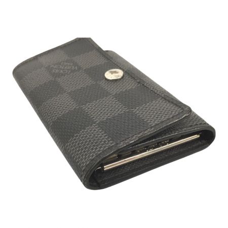 LOUIS VUITTON ルイヴィトン  ダミエグラフィット ミュルティクレ6 キーケース N62662 ブラック