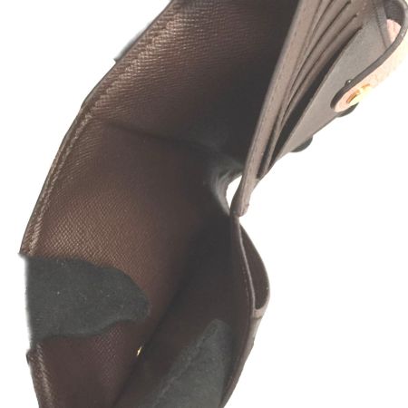  LOUIS VUITTON ルイヴィトン  ダミエ ポルトフォイユ ノルマンディ ローズバレリーヌ  N60043 ブラウン×ピンク