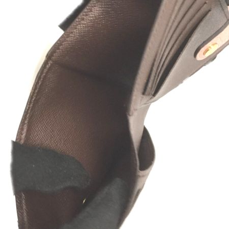  LOUIS VUITTON ルイヴィトン  ダミエ ポルトフォイユ ノルマンディ ローズバレリーヌ  N60043 ブラウン×ピンク