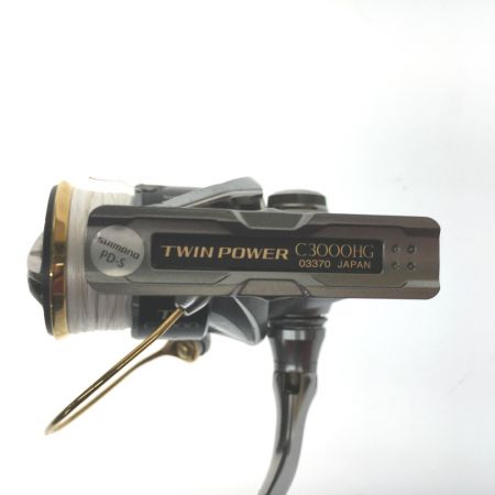  SHIMANO シマノ スピニングリール 15ツインパワー C3000HG 外箱、ライン付