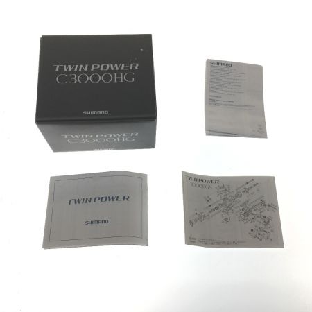  SHIMANO シマノ スピニングリール 15ツインパワー C3000HG 外箱、ライン付
