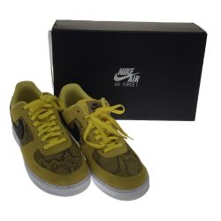 △△ NIKE ナイキ エアフォース1 スネイクスキン スニーカ　26㎝ BQ4424-700 イエロー Bランク