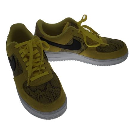  NIKE ナイキ エアフォース1 スネイクスキン スニーカ　26㎝ BQ4424-700 イエロー