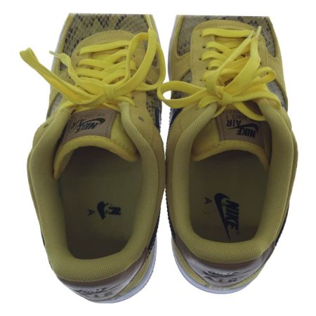  NIKE ナイキ エアフォース1 スネイクスキン スニーカ　26㎝ BQ4424-700 イエロー