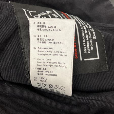  DEUS EX MACHINA シングルライダースジャケット S