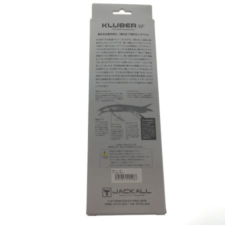  JACKALL ジャッカル ミノー KLUBER クルーバー SF デビルズクリア バス用