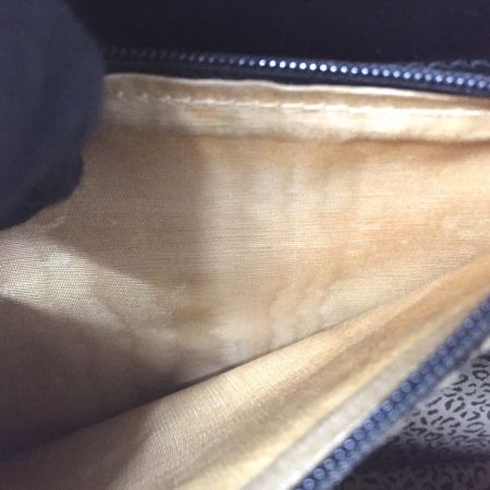  Cartier カルティエ パンテール スクエア型 パンサー レザー ヴィンテージ 2WAY ショルダー紐欠品 クラッチバッグ ブラック