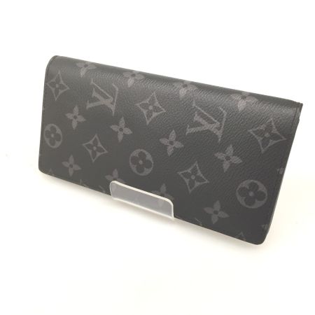  LOUIS VUITTON ルイヴィトン 2つ折り財布 モノグラム エクリプス ポルトフォイユ ブラザ イニシャル入 M61697 ブラック