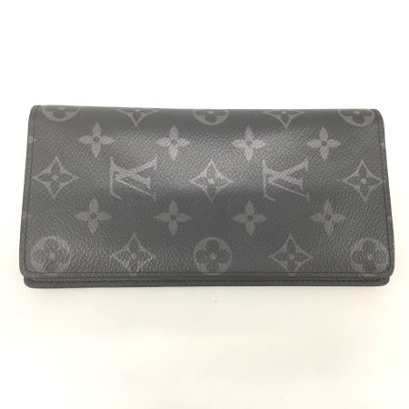  LOUIS VUITTON ルイヴィトン 2つ折り財布 モノグラム エクリプス ポルトフォイユ ブラザ イニシャル入 M61697 ブラック