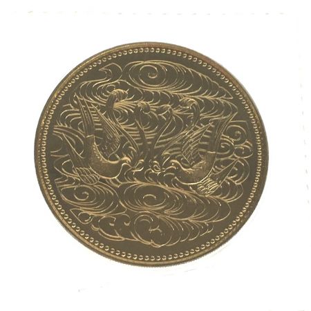  金貨 天皇陛下御在位60年記念10万円金貨昭和61年　Ｋ24純金　20g