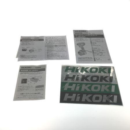  HiKOKI ハイコーキ 充電式インパクトドライバ 36V WH36DC2XPGS グリーン (付属品完備)