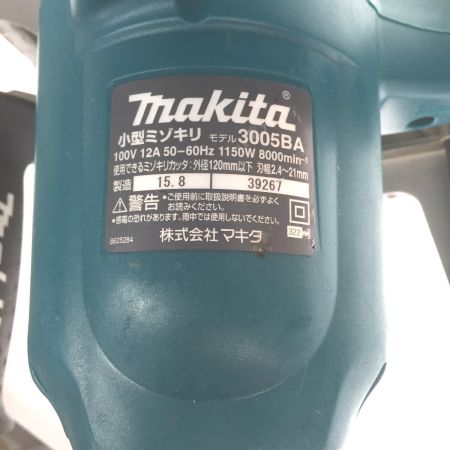  MAKITA マキタ 小型ミゾキリ　コード式　100v 3005BA ブルー