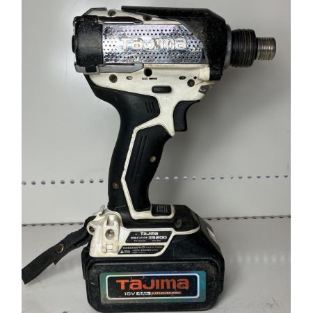 TAJIMA タジマ 18V 太軸インパクトドライバ 充電器 バッテリー×2 ケース付 PT-A200｜中古｜なんでもリサイクルビッグバン