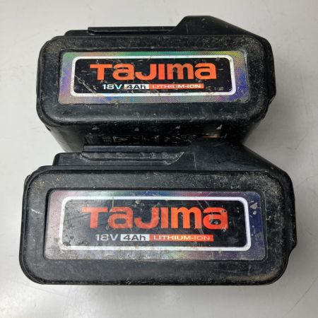 ЗЗ TAJIMA タジマ 18V 太軸インパクトドライバ 充電器 バッテリー×2 ケース付 PT-A200