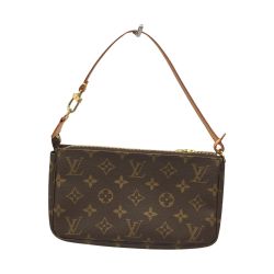 △△ LOUIS VUITTON ルイヴィトン ポーチ  モノグラム アクセソワール M51980 ブラウン Bランク