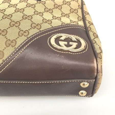  GUCCI グッチ ハンドバッグ GGキャンパス ミニボストン 169971 ベージュ