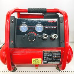 △△ アサダ エアコンプレッサ1005 FA1005　本体のみ コード式 100v ｴｱｺﾝﾌﾟﾚｯｻ1005 レッド Bランク