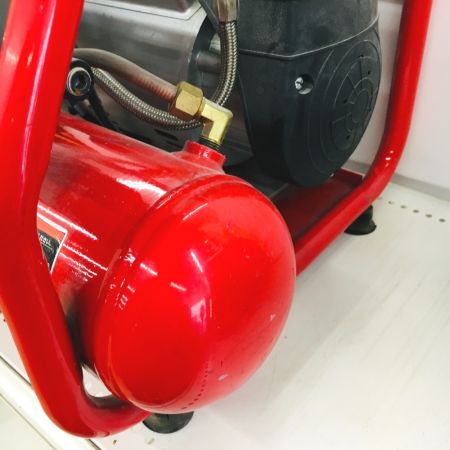  アサダ エアコンプレッサ1005 FA1005　本体のみ コード式 100v ｴｱｺﾝﾌﾟﾚｯｻ1005 レッド