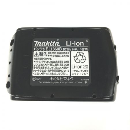  MAKITA マキタ 18Ｖ 6ah バッテリー　急速充電器　DB1860 セット DC18RF