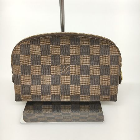  LOUIS VUITTON ルイヴィトン ポーチ コスメポーチ　ダミエ ポッシュ・コスメティック N47516 ブラウン