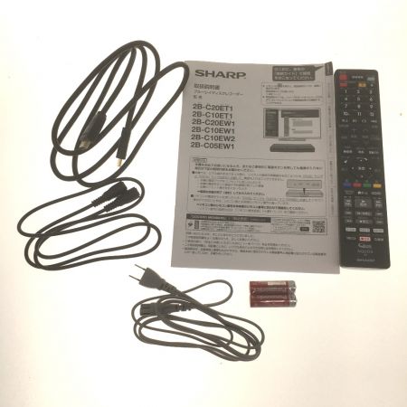  SHARP シャープ  ＡＱｕＯｓ Blu-rayレコーダー 2B-C10ET1