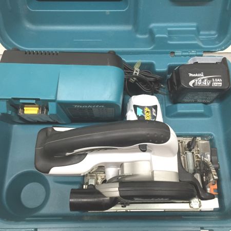  MAKITA マキタ 丸のこ  充電器・充電池1個・ケース付 コードレス式 125mm 14.4v  SS540D ホワイト