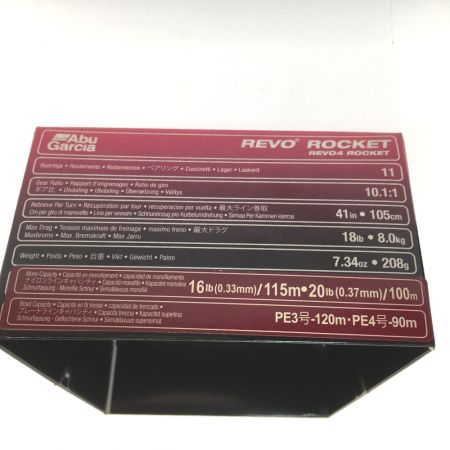  Abu Garcia アブガルシア ベイトリール  REVO ROCKET REVO4 ROCKET 右ハンドル 外箱付属