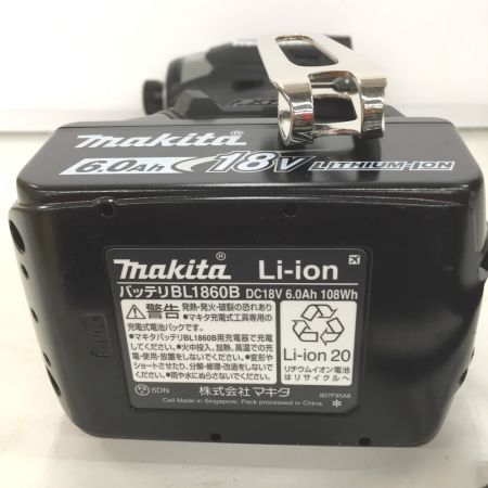 MAKITA マキタ 18V 充電式インパクトドライバ　(BL1860B バッテリー1個付) TD173D ブラック