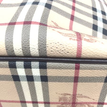  BURBERRY バーバリー トートバッグ ノバチェック シャドーホース TTIVGRO58OA ベージュ