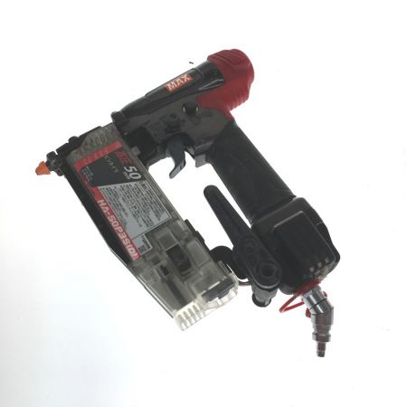  MAX マックス フィニッシュネイラ ケース付 高圧 50mm 18910338F HA-50P3S(D) レッド