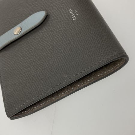  CELINE セリーヌ ラージストラップ マルチファンクション ウォレット F-PG-1198 グレー