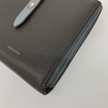  CELINE セリーヌ ラージストラップ マルチファンクション ウォレット F-PG-1198 グレー