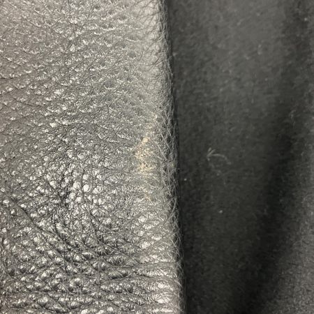  VAN ヴァン スタジャン レザー×ウール LL ヴィンテージ JW-10502 ブラック