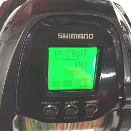  SHIMANO シマノ 電動リール 20フォースマスター 04253 外箱、ライン付属 14.5時間使用