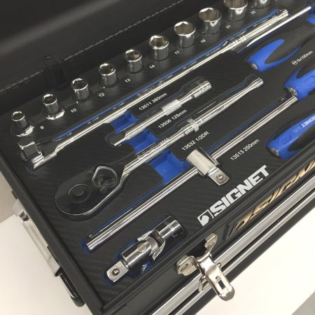  SIGNET 12.7SQ 35PC ツールセット マットブラック 800S-3722MBK ブラック