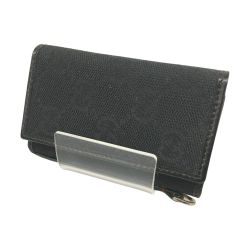 △△ GUCCI グッチ GGキャンバス　キーケース 6連 131928 ブラック Cランク