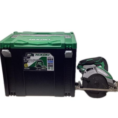 HiKOKI ハイコーキ 丸のこ HiKOKI C3605DC(SK)(2XPS) 未使用品(S) 充電器・充電池2個・ケース付 147mm 36v J630031 C3605DC(SK)(2XPS)