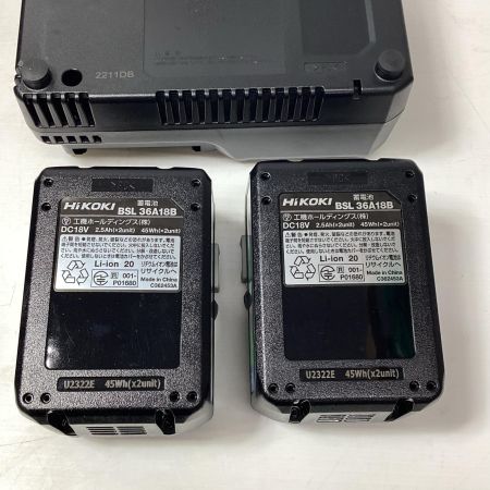 HiKOKI ハイコーキ 丸のこ HiKOKI C3605DC(SK)(2XPS) 未使用品(S) 充電器・充電池2個・ケース付 147mm 36v J630031 C3605DC(SK)(2XPS)