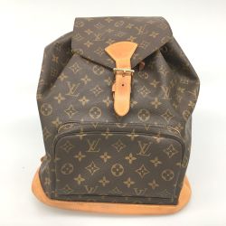 △△ LOUIS VUITTON ルイヴィトン モノグラム モンスリ リュック M51135 ブラウン Bランク