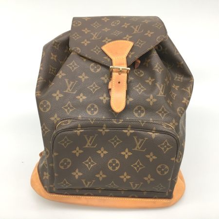  LOUIS VUITTON ルイヴィトン モノグラム モンスリ リュック M51135 ブラウン