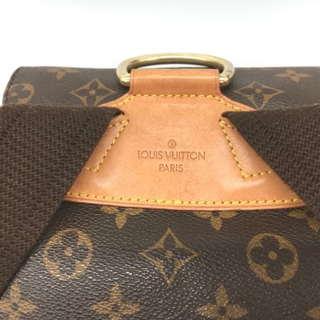  LOUIS VUITTON ルイヴィトン モノグラム モンスリ リュック M51135 ブラウン