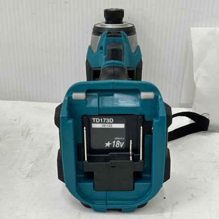  MAKITA マキタ 充電式インパクトドライバ 18V 本体のみ TD173DZ ブルー