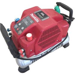 △△ MAKITA マキタ エアコンプレッサ　11L　一般圧/高圧 AC462XL レッド Aランク