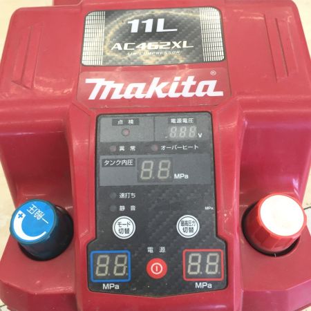  MAKITA マキタ エアコンプレッサ　11L　一般圧/高圧 AC462XL レッド