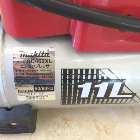  MAKITA マキタ エアコンプレッサ　11L　一般圧/高圧 AC462XL レッド