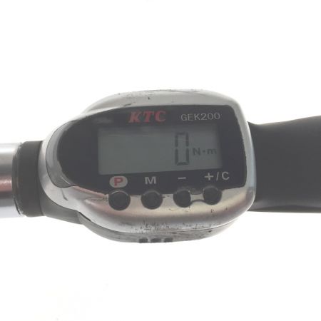  KTC ケーティーシー デジラチェ ラチェットヘッドタイプ GEK-200R （ケース付属）